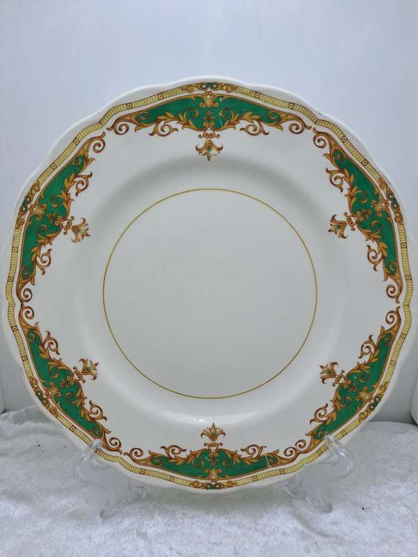 Vintage Grindley Cream Petal Pauletye Pattern Dinner Plate  -Made in England