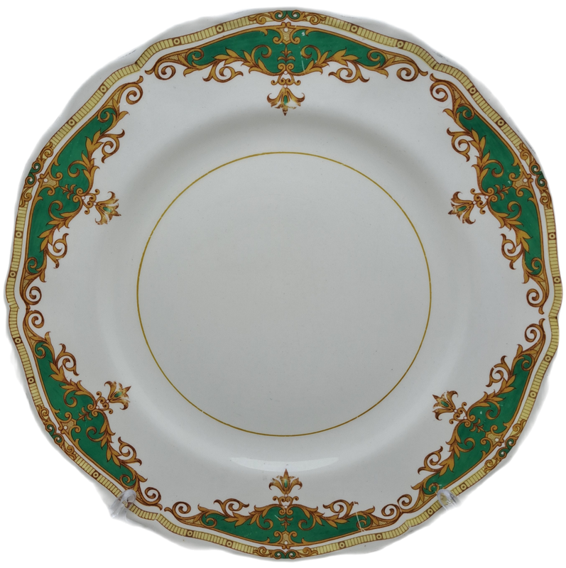 Vintage Grindley Cream Petal Pauletye Pattern Dinner Plate  -Made in England