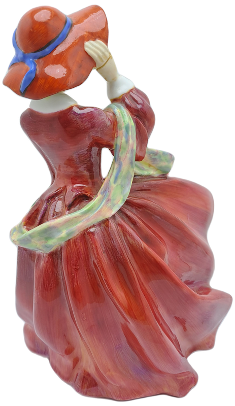 Vintage Royal Doulton Porcelain Figurine `Top of the Gill` HN 1834 -Repaired.