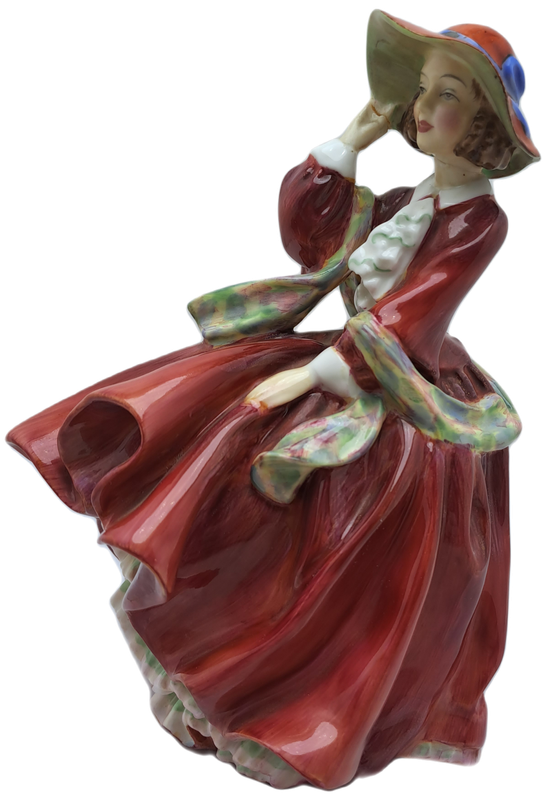 Vintage Royal Doulton Porcelain Figurine `Top of the Gill` HN 1834 -Repaired.