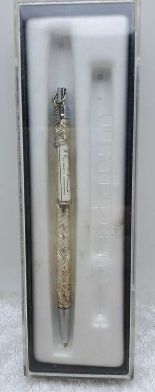 Vintage Merkur Sterling Silver Judaica Pen Made in Israel - Ink is dry.