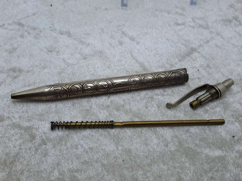 Vintage Sterling Sterling Silver Judaica Pen Made in Israel - Ink is dry.