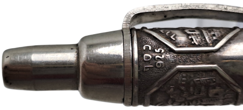 Vintage Sterling Sterling Silver Judaica Pen Made in Israel - Ink is dry.