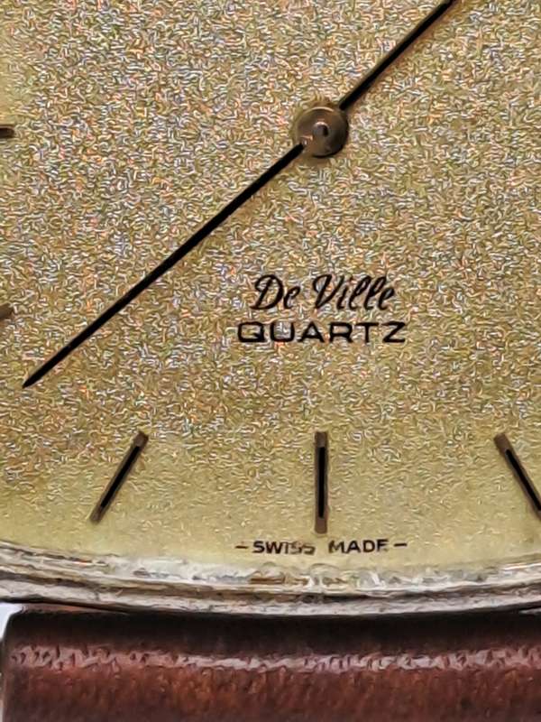 Vintage Omega de Ville Quartz watch -NOT WORKING- Non Omega Leather strap
