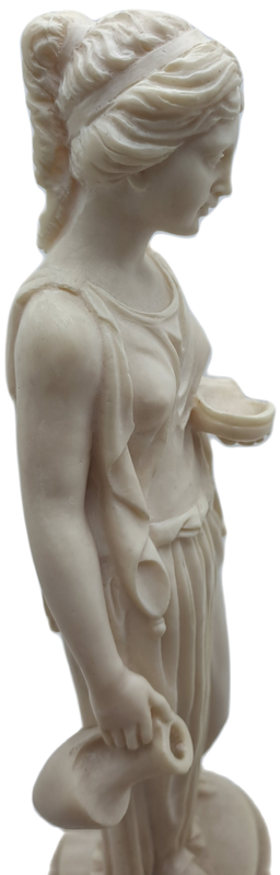 Vintage Sculpture by A.Santiny Figurine -a Tivoly Original -Made in Italy