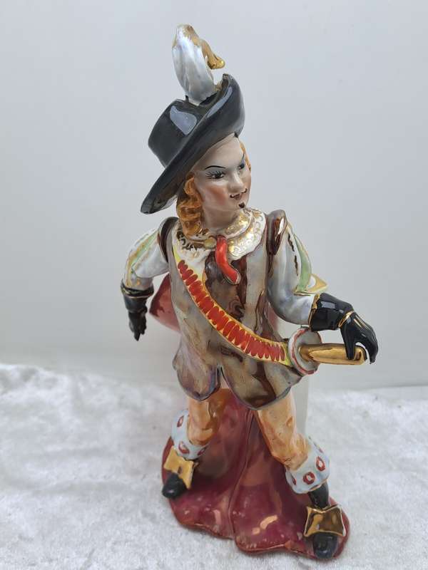 Vintage  G.Gianeli Porcelain Figurine -Made in Italy