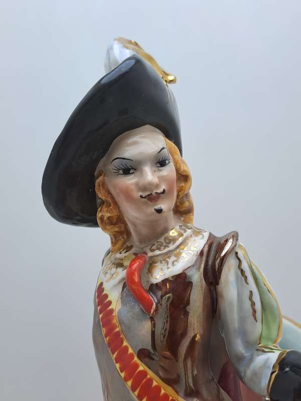 Vintage  G.Gianeli Porcelain Figurine -Made in Italy