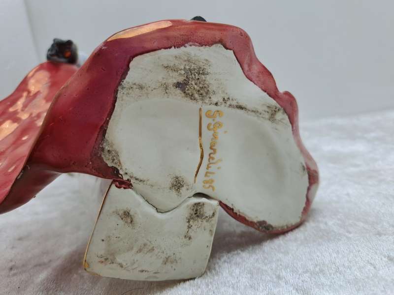 Vintage  G.Gianeli Porcelain Figurine -Made in Italy