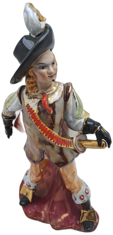 Vintage  G.Gianeli Porcelain Figurine -Made in Italy