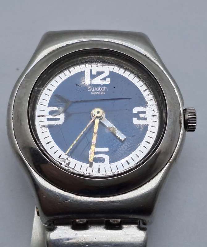 Pre-owned Vintage Swatch Irony AG 1999 Swiss Woman`s Watch -Working
