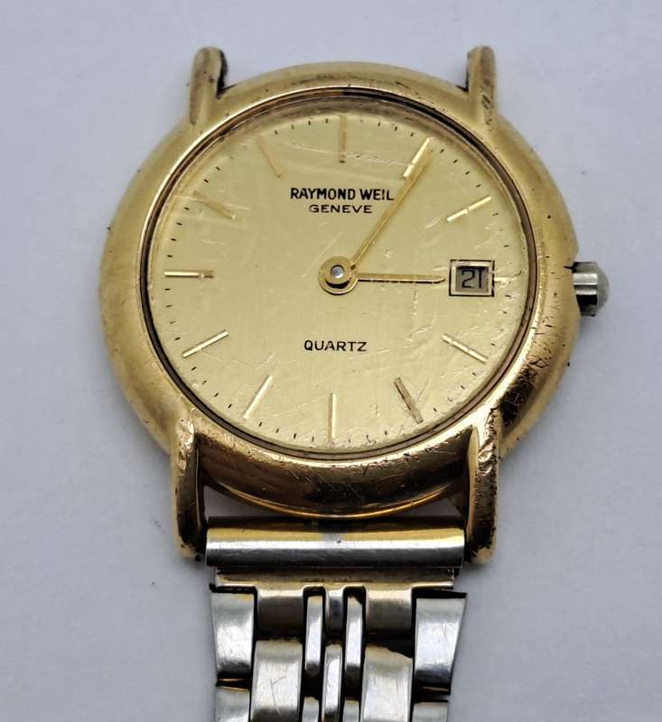 Pre-Owned Vintage Raymond Weil Geneve 9940 18k Gold Electroplated Ladies Quartz watch -Working