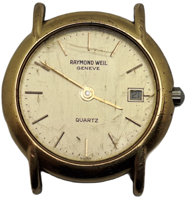 Pre-Owned Vintage Raymond Weil Geneve 9940 18k Gold Electroplated Ladies Quartz watch -Working