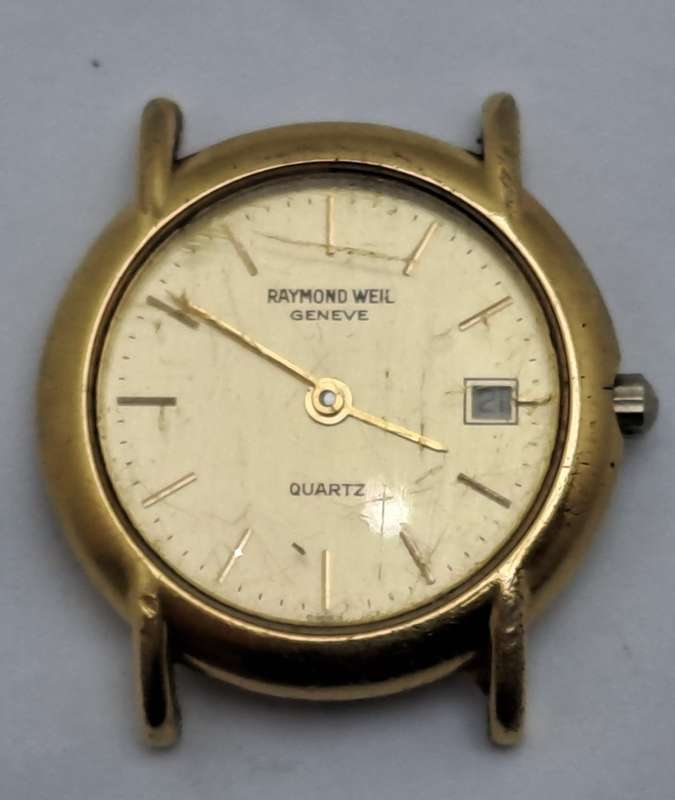 Pre-Owned Vintage Raymond Weil Geneve 9940 18k Gold Electroplated Ladies Quartz watch -Working