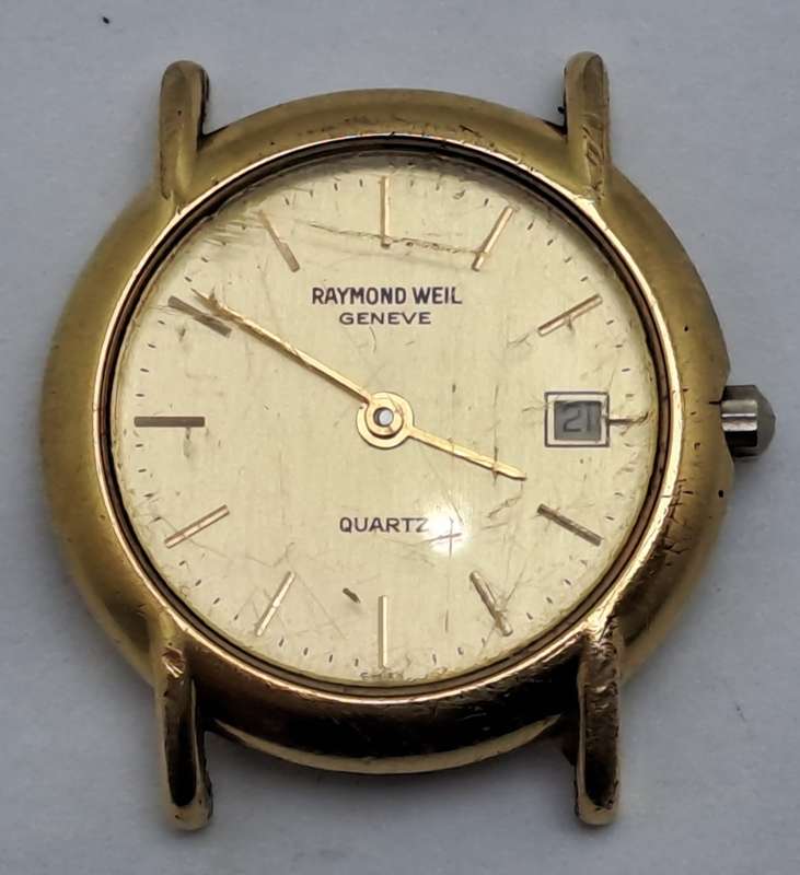 Pre-Owned Vintage Raymond Weil Geneve 9940 18k Gold Electroplated Ladies Quartz watch -Working