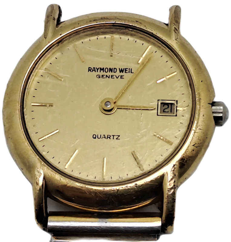 Pre-Owned Vintage Raymond Weil Geneve 9940 18k Gold Electroplated Ladies Quartz watch -Working