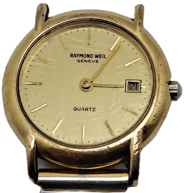 Pre-Owned Vintage Raymond Weil Geneve 9940 18k Gold Electroplated Ladies Quartz watch -Working