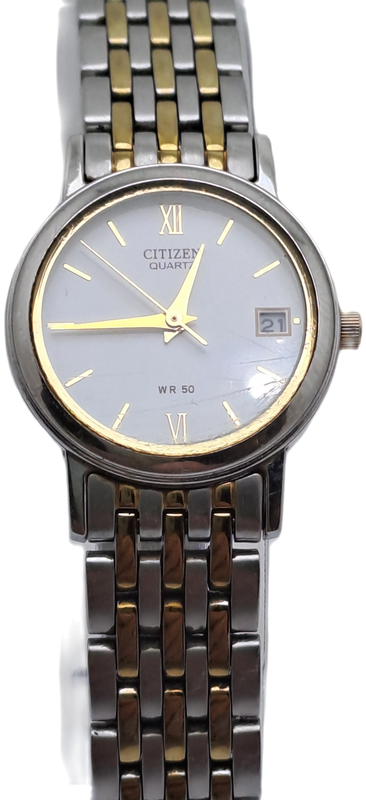 Vintage Citizen WR50 Quartz Ladies Watch -Working -Back Cover engraved -Boxed