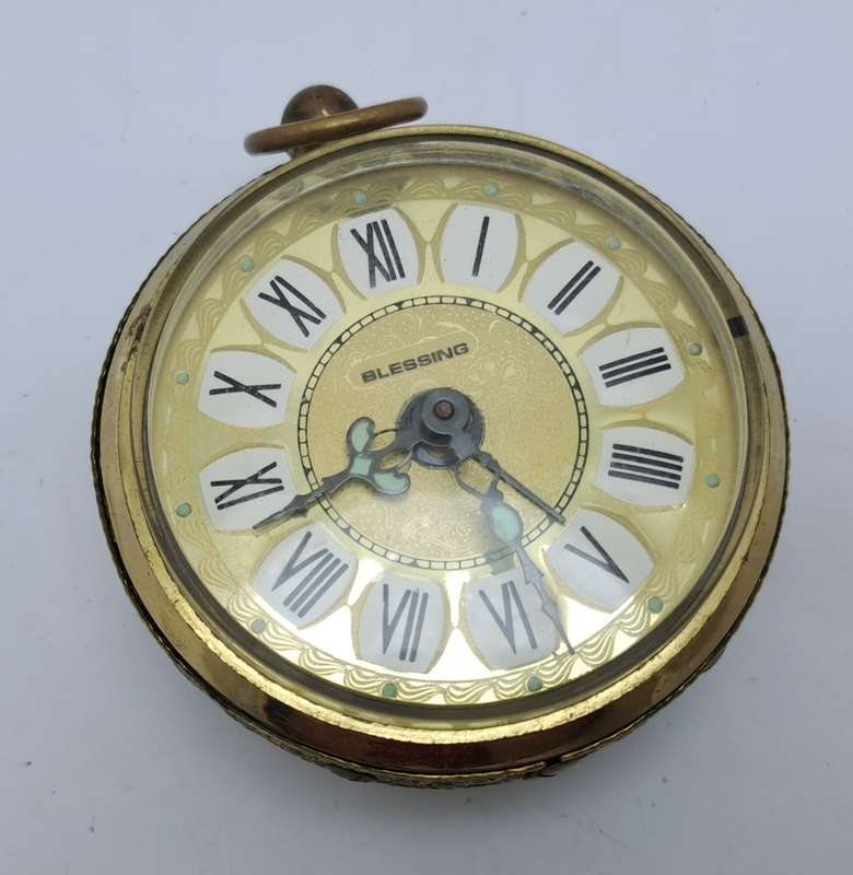 Vintage Blessing Alarm Clock-Made in West Germany- NOT Working