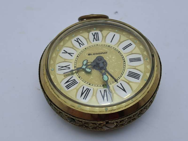 Vintage Blessing Alarm Clock-Made in West Germany- NOT Working