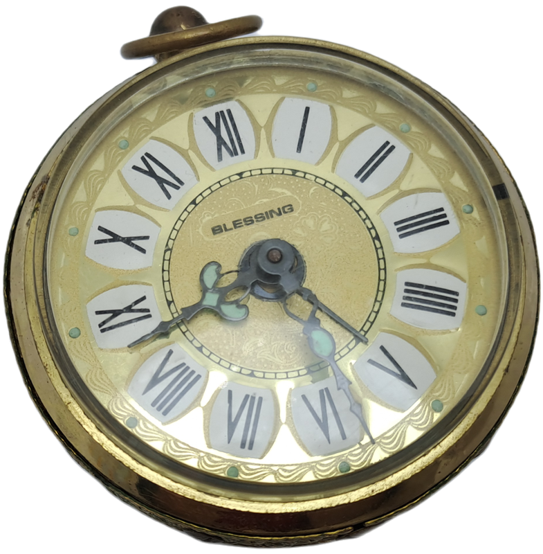 Vintage Blessing Alarm Clock-Made in West Germany- NOT Working
