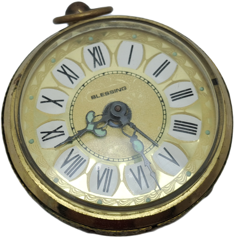 Vintage Blessing Alarm Clock-Made in West Germany- NOT Working