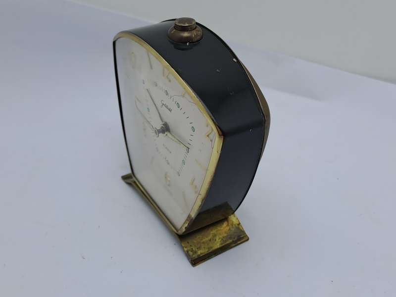 Vintage Goldbuhl Alarm Clock- Runs for short periods.-West Germany