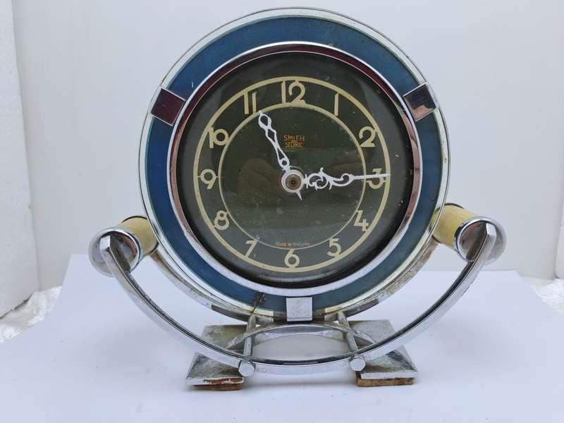 Vintage Smith Sectric Clock-Made in Great England -NOT Working