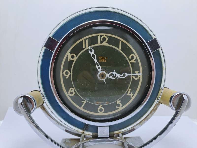 Vintage Smith Sectric Clock-Made in Great England -NOT Working