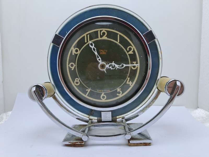 Vintage Smith Sectric Clock-Made in Great England -NOT Working