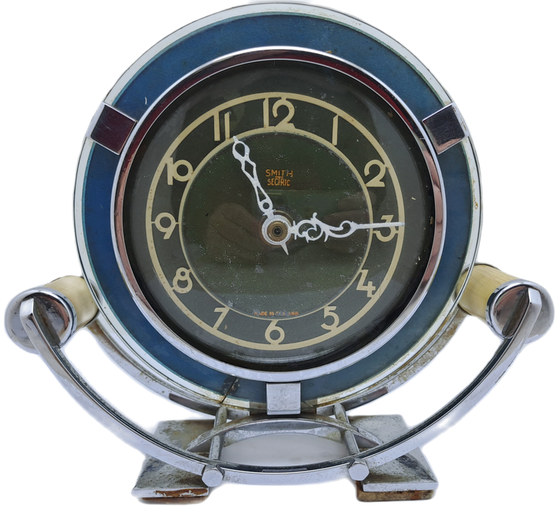 Vintage Smith Sectric Clock-Made in Great England -NOT Working