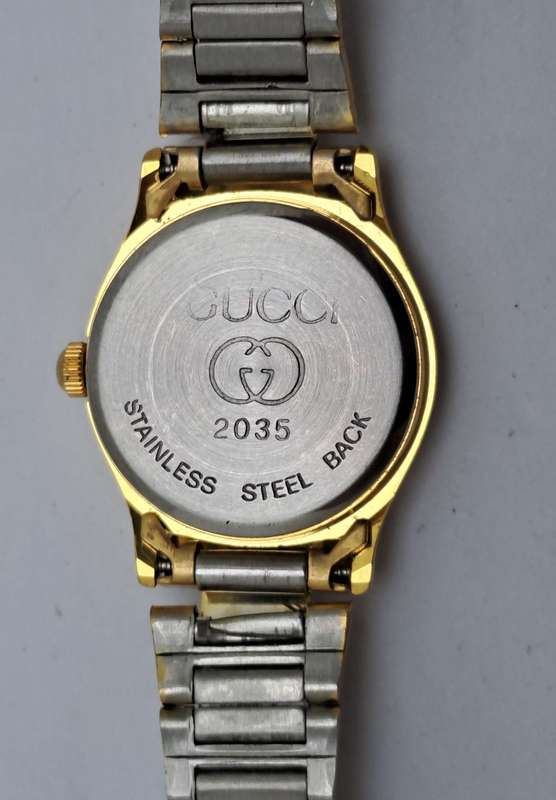 Vintage Ladie`s Gucci 2035 Quartz  Watch -Singapore Movement -Working