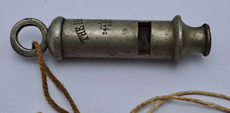 Antique ACME Metropolitan Police Whistle By  J.Hudson & Co-Birmingham England -see History