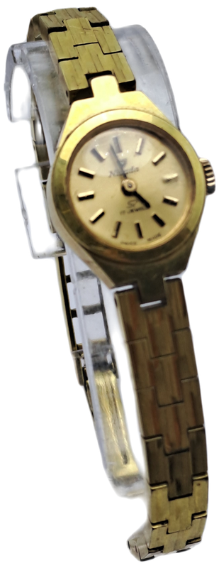 Vintage Ladies Swiss NIVADA Mechanical Watch 17 Jewels - Working-In Case