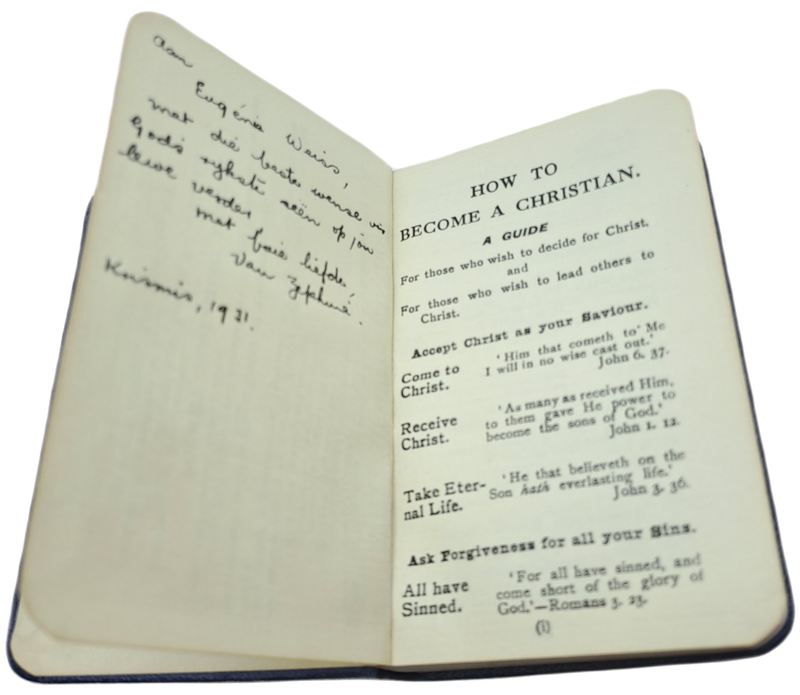 1930`s Pocket Testament League New Testament with Color demostations.