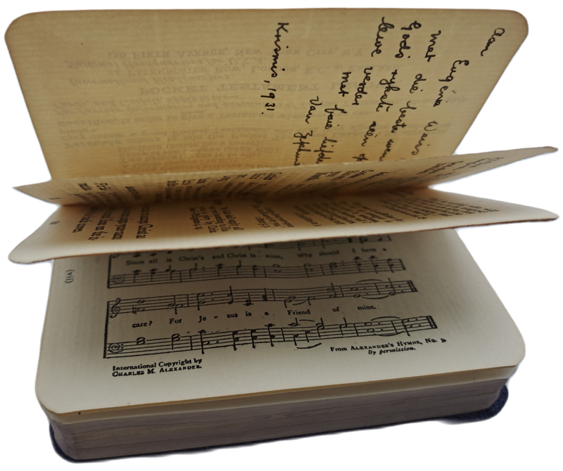 1930`s Pocket Testament League New Testament with Color demostations.
