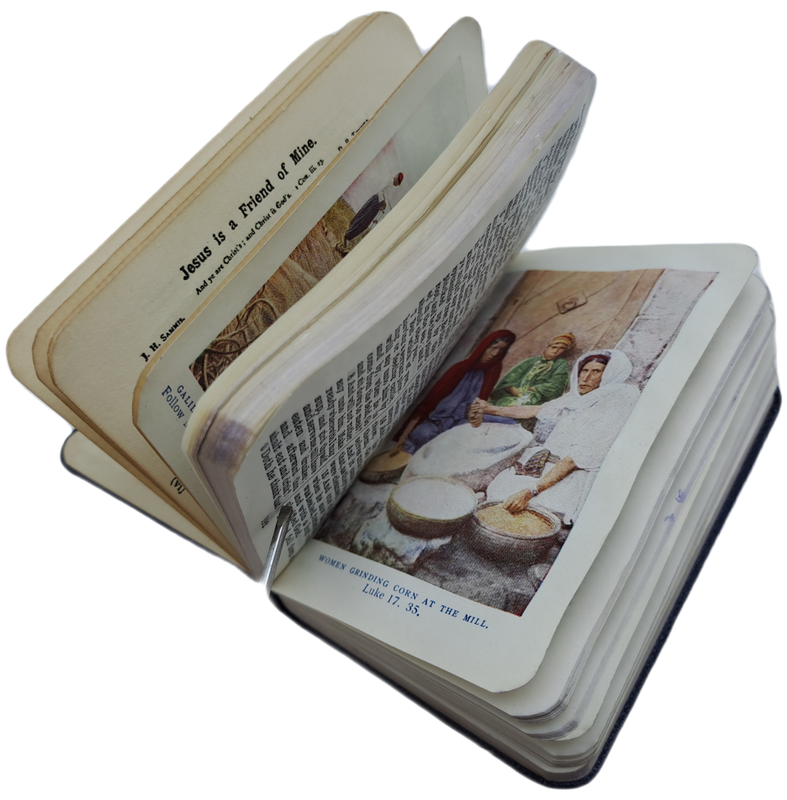 1930`s Pocket Testament League New Testament with Color demostations.