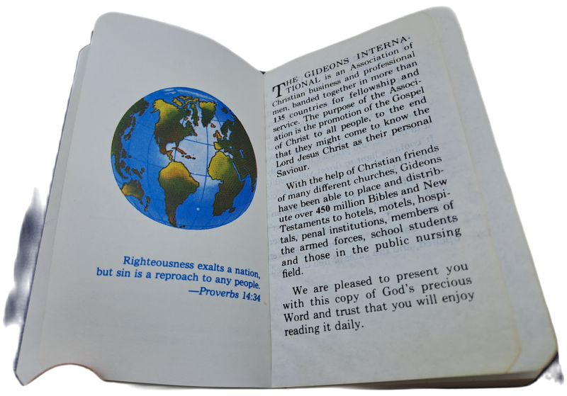 1930`s Pocket Testament League New Testament with Color demostations.