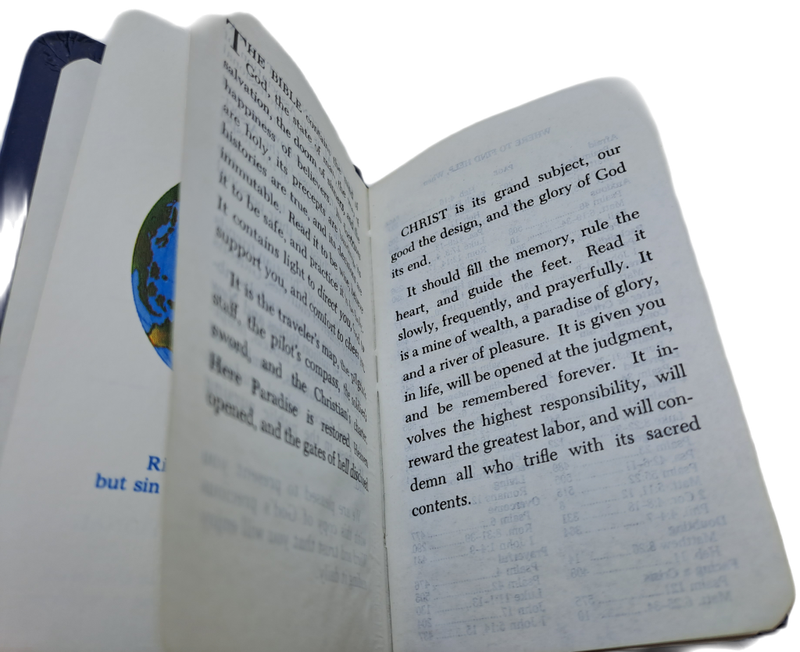 1930`s Pocket Testament League New Testament with Color demostations.