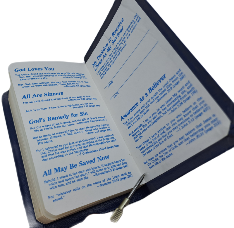 1930`s Pocket Testament League New Testament with Color demostations.
