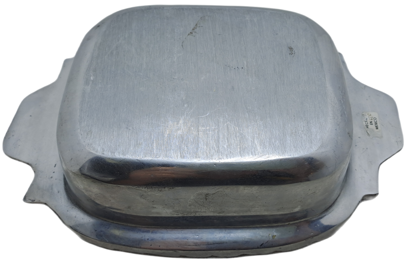 Vintage Hecho en Mexico Pewter Dish designed by Betty Barrena Hand Crafted in Mexico.