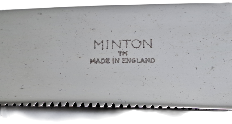 Vintage MINTON Knife with Bone China Handle - Made in England -Boxed