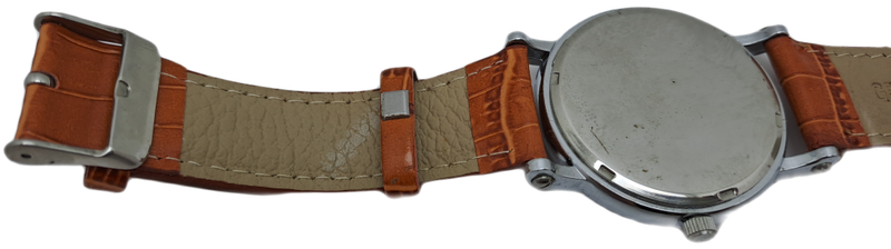 Unused Quartz watch with Myota movement Japan -Working -Leather strap