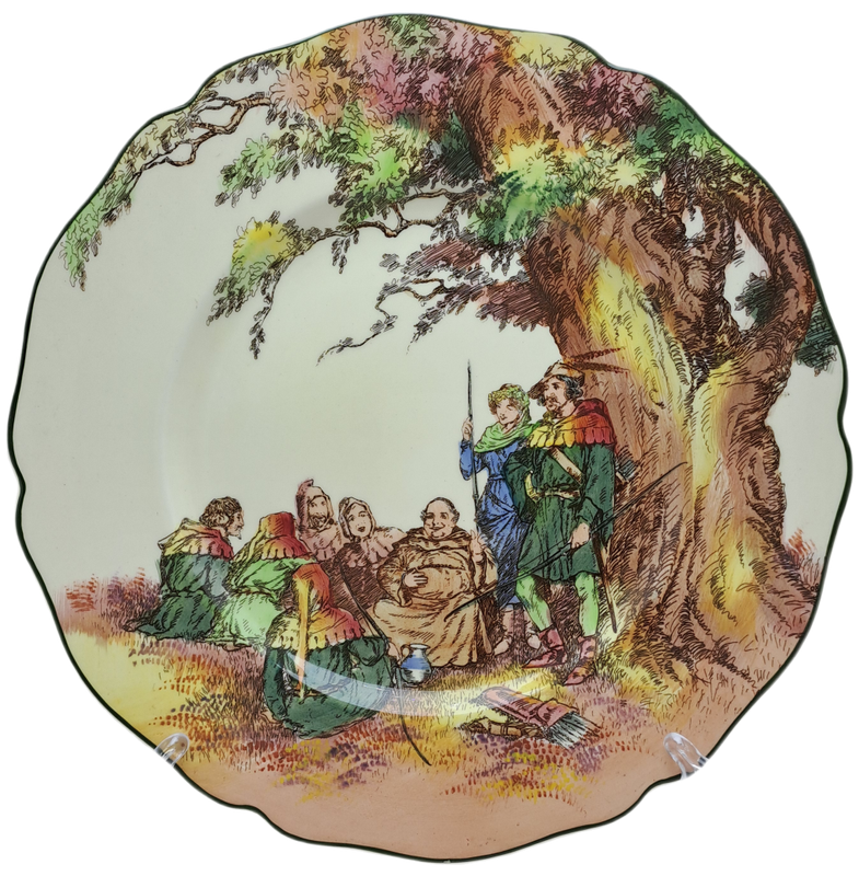 Vintage Royal Doulton D.6341 `Under the Greenwood Tree` Plate- 26,3cm