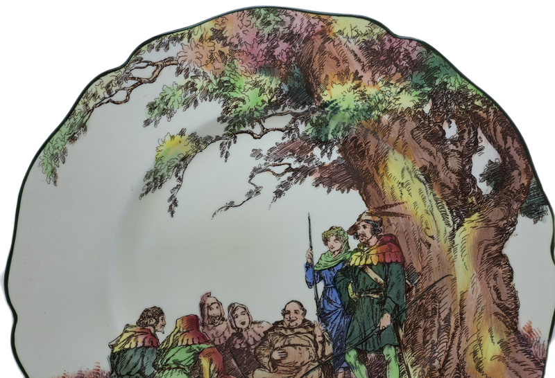 Vintage Royal Doulton D.6341 `Under the Greenwood Tree` Plate- 26,3cm
