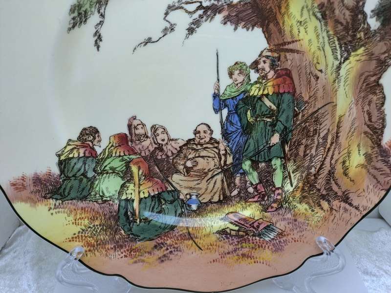 Vintage Royal Doulton D.6341 `Under the Greenwood Tree` Plate- 26,3cm