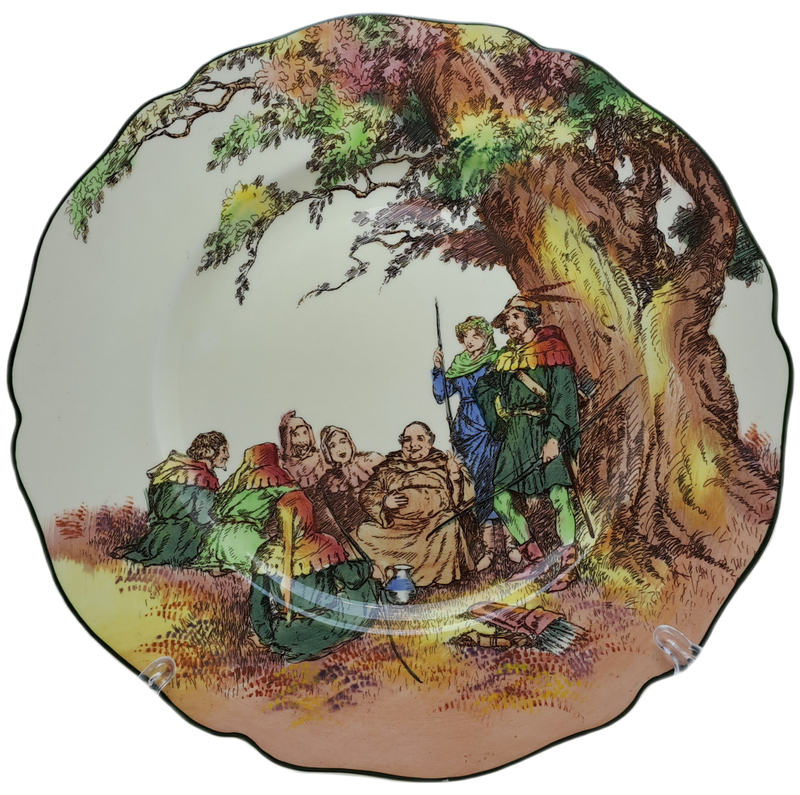 Vintage Royal Doulton D.6341 `Under the Greenwood Tree` Plate- 26,3cm