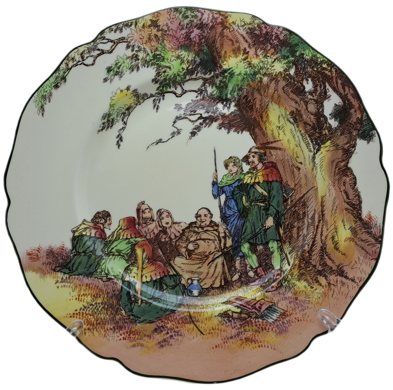 Vintage Royal Doulton D.6341 `Under the Greenwood Tree` Plate- 26,3cm