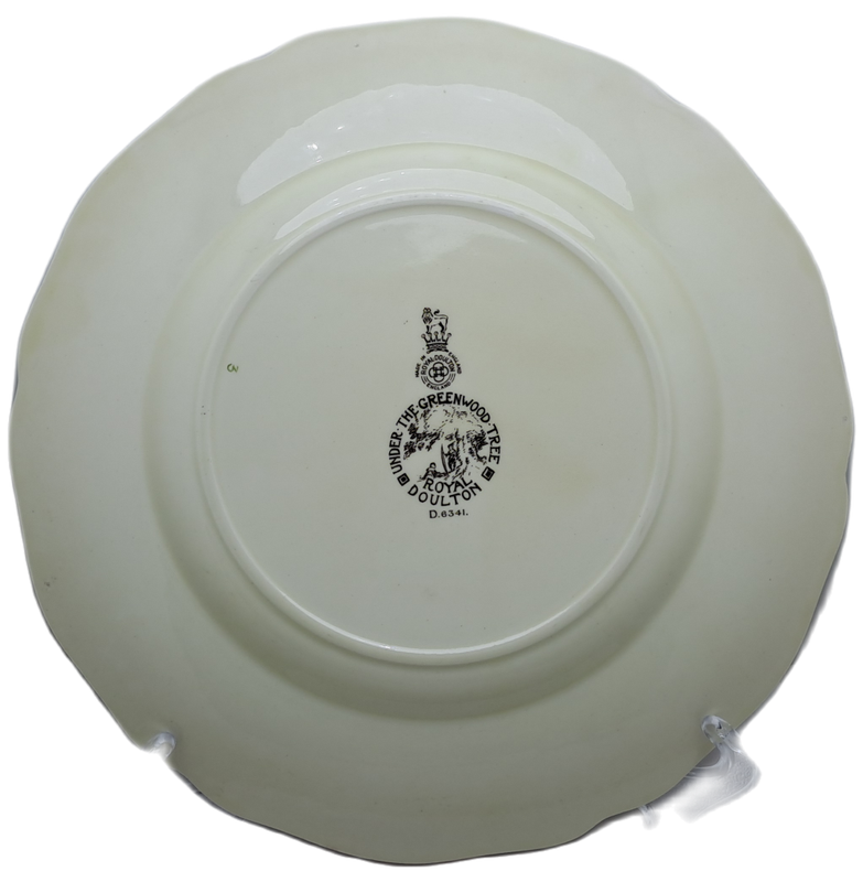 Vintage Royal Doulton D.6341 `Under the Greenwood Tree` Plate- 26,3cm