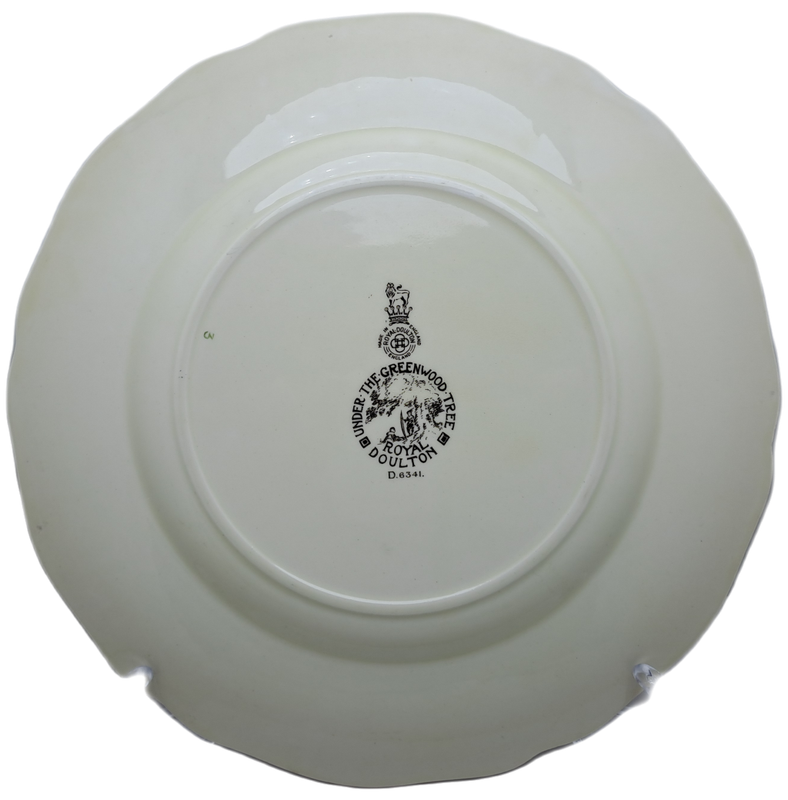 Vintage Royal Doulton D.6341 `Under the Greenwood Tree` Plate- 26,3cm