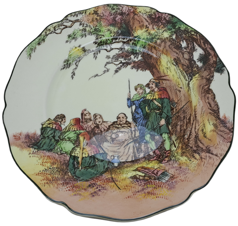 Vintage Royal Doulton D.6341 `Under the Greenwood Tree` Plate- 26,3cm
